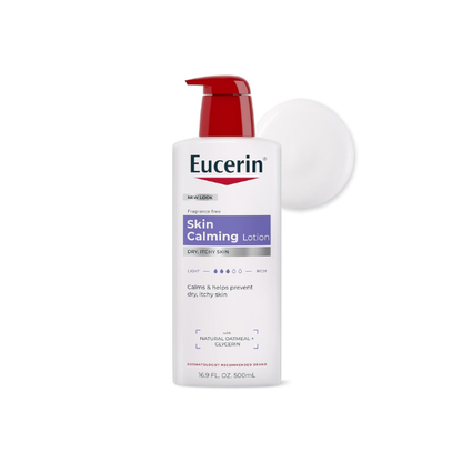Eucerin Skin Calming Body Lotion with Natural Oatmeal, 16.9 FL OZ