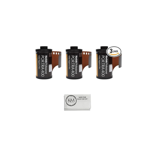 Kodak Professional Portra 400 35mm Film | 3 Rolls (108 Exposures) + Cloth