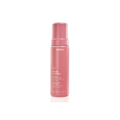 AVEDA Nutriplenish Styling Treatment Foam | Soft Hold Styling Foam for Medium to Thick Dry Hair | Hydrates and Nourishes | 94% Naturally Derived*, 6.7 Fl Oz