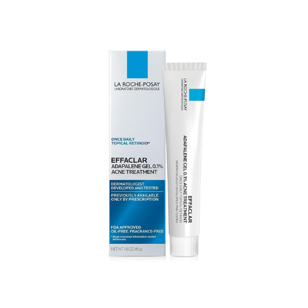 La Roche-Posay Effaclar Adapalene Gel 0.1% Acne Treatment, 1.6oz