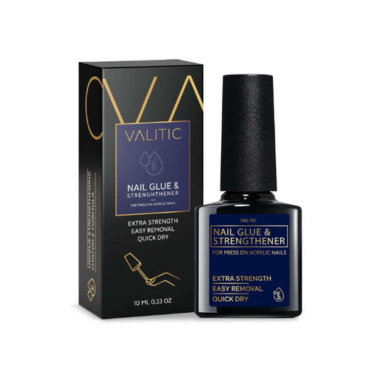 VALITIC Strong Nail Glue and Strengthener for Press Ons, 1 Pack