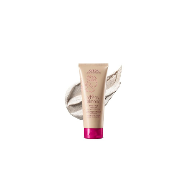 Aveda Cherry Almond Body Scrub | with Sweet Almond Oil, Cherry Blossom Extract | Sweet Floral Aroma of Tonka Bean, Certified Organic Orange, Ylang Ylang | 98% Naturally Derived*, 6.7 Fl Oz