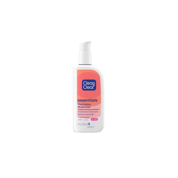 Clean & Clear Essentials Dual Action Moisturizer, 4 fl. oz