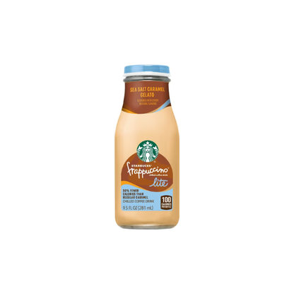Starbucks Frappuccino Coffee Drink Lite Gelato Caramel 9.5 fl oz Bottle