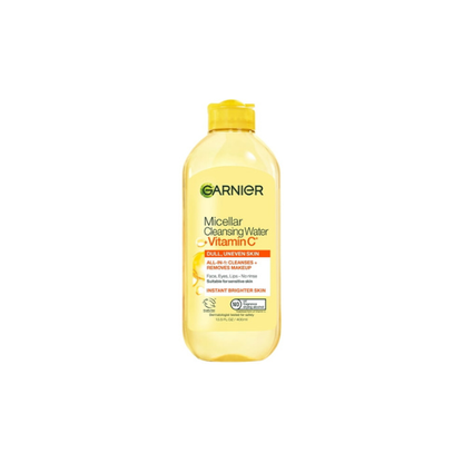 Garnier SkinActive Micellar Cleansing Water All in 1 Vitamin C Makeup Remover, Face Cleanser, 13.5 fl oz
