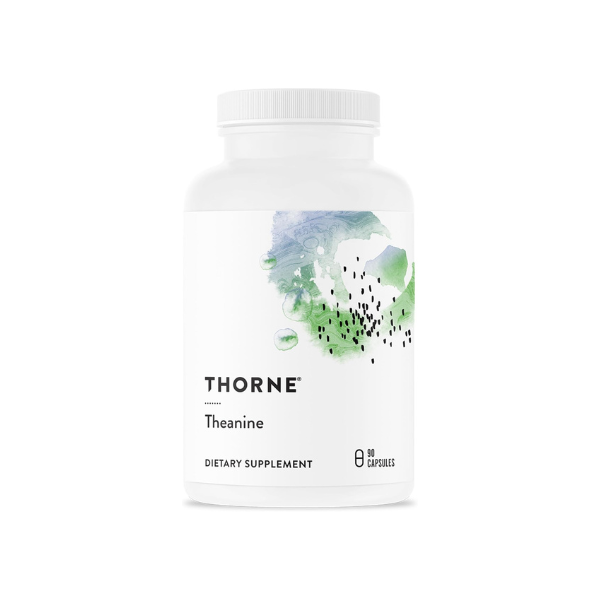 THORNE Theanine, 200 mg L-Theanine Supplement, 90 Capsules