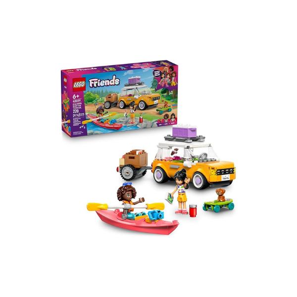 LEGO Friends Friendship Road-Trip Travel Car Toy - Buildable Storytelling Playset with Pretend Play Toys and Puppy Figurine - Fun Birthday Gift Idea for Girls & Boys, Ages 6+ - 42659
