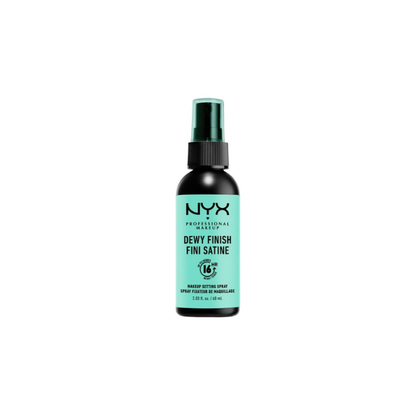 NYX Professional Makeup Dewy Finish Makeup Setting Spray, Long-Lasting, Vegan, 2.03 fl oz