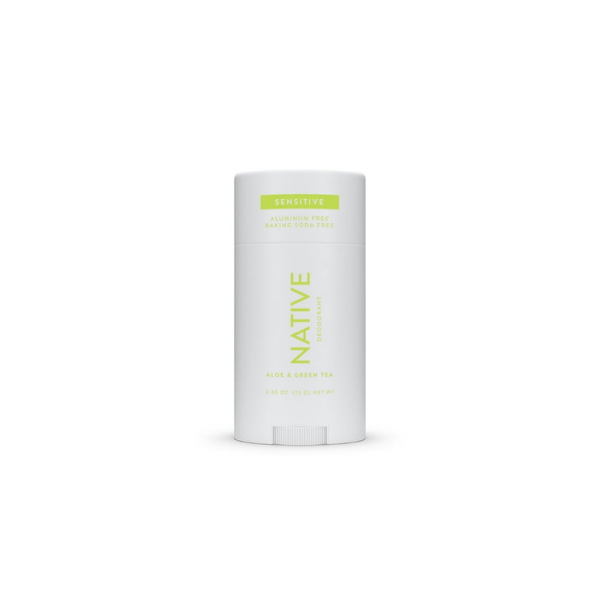 Native Sensitive Deodorant For Women, Aluminum Free Deodorant Stick, Aloe & Green Tea, 2.65oz