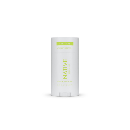 Native Sensitive Deodorant For Women, Aluminum Free Deodorant Stick, Aloe & Green Tea, 2.65oz