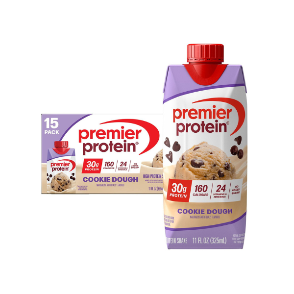 Premier Protein 30g High Protein Shake, Cookie Dough, 11oz., 15 pk.