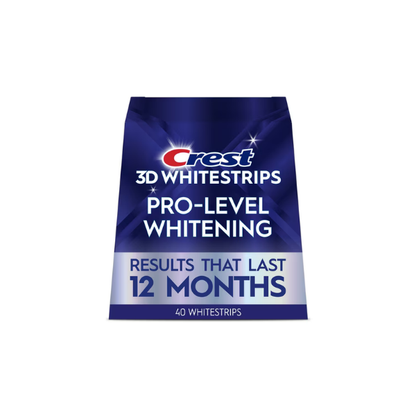 Crest 3DWhitestrips Pro-Level Whitening At-Home Teeth Whitening Kit, 20 Treatments, 12 Levels Whiter