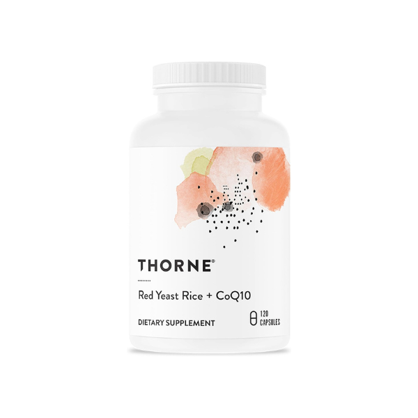 THORNE Red Yeast Rice + CoQ10, Provides Antioxidant Support*, 120 Capsules