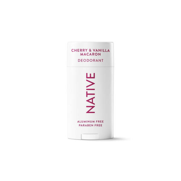 Native Deodorant for Women and Men, Aluminum Free, Cherry & Vanilla Macaron, 2.65 oz