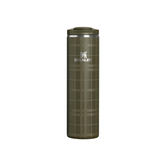 STANLEY Transit Flip Top Mug, 16 oz, Peat Moss Plaid