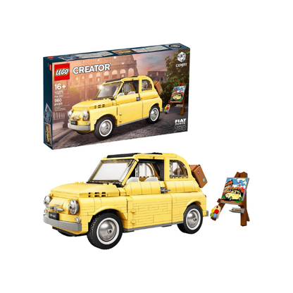 LEGO Creator Expert Fiat 500 10271 Toy Car Building Set for Adults and Fans of Model Kits Sets Idea (960 Pieces)