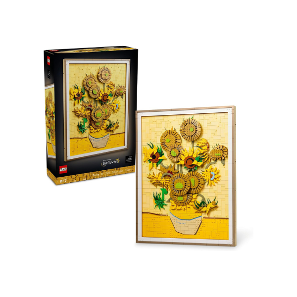 LEGO Art Vincent Van Gogh – Sunflowers Building Set for Adults - Home Decor Idea - Brick Built Painting - Gift for Birthdays - 31215