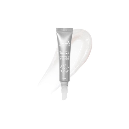 TULA Skin Care Glaze Plumping Lip Treatment, Shade Iced, 0.28 oz.