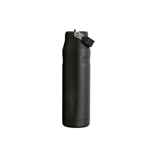 STANLEY IceFlow Flip Straw 2.0 Bottle, 36 oz, Black 2.0