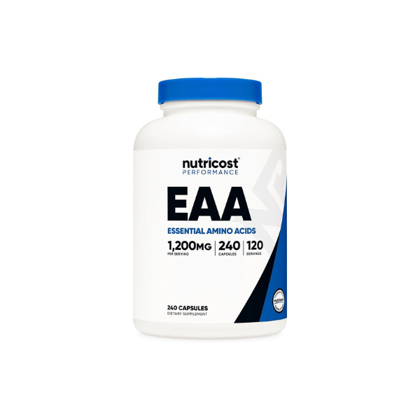 Nutricost EAA Capsules 1200mg, 240 Capsules, Essential Amino Acids