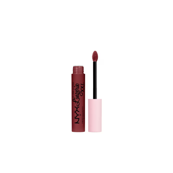 NYX Professional Makeup Lip Lingerie XXL Smooth Matte Liquid Lipstick, 16hr Longwear, Strip N Tease, 0.13 fl oz