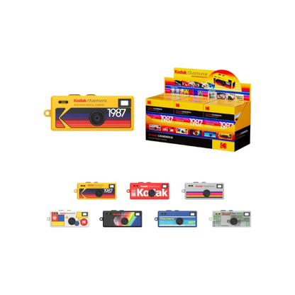 KODAK CHARMERA Keychain Digital Camera Blind Box Single Box (1PC),Mini Camera,Digicam,Video Recording,Bag Charm,1.6 Megapixels,Micro SD Card Slot,for Beginners Teens and Adults