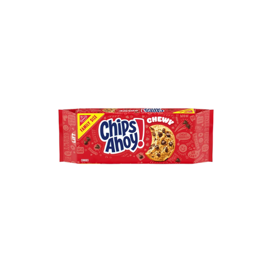 CHIPS AHOY! Chewy Fudgy Chocolate Chip Cookies, Family Size, 19.5 oz