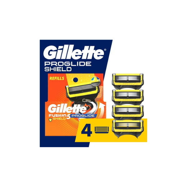 Gillette Pro Glide Shield Men's Razor Blade Refill Cartridges, 4 Count