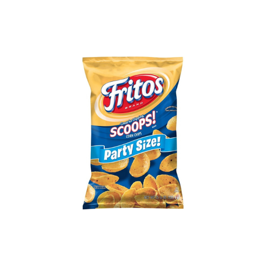 Fritos Scoops! Corn Snacks, Party Size, 15.5 oz Bag