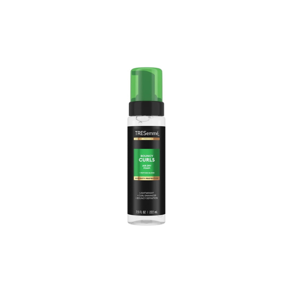 TRESemmé Air Dry Foam for Humidity Protection, Bouncy Curls Foam with Peptide Blend, 7.5 fl oz