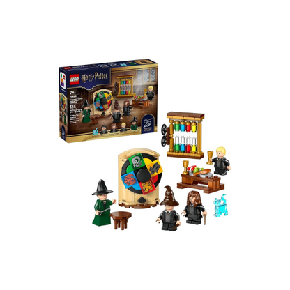 LEGO Harry Potter Hogwarts Castle: Sorting Hat Ceremony Building Toy for Boys, Girls - Pretend Play Set for Kids, Ages 7+ - W/4 Minifigures & Cat Patronus Toy Figure - Gift Idea for Birthdays - 76460