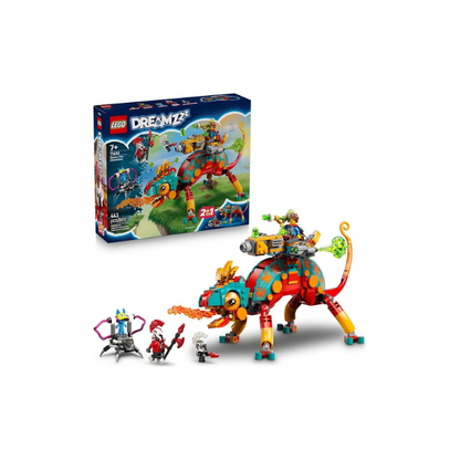 LEGO DREAMZzz Mateo’s Fire Chameleon Building Toy - Pretend Play Set for Kids, Ages 7+ - Storytelling Toy for Boys & Girls - 2 Construction Modes for Pretend Play - Gift Idea for Birthdays - 71492
