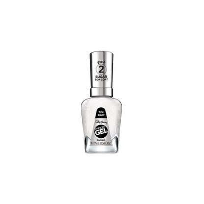 Sally Hansen Miracle Gel Top Coat, Sugar Top Coat, 0.50 fl oz, No UV Lamp Needed