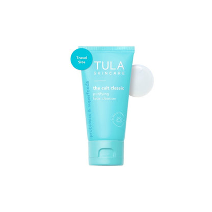 TULA Skin Care The Cult Classic Purifying Face Cleanser, Travel Size, 1.7 fl oz