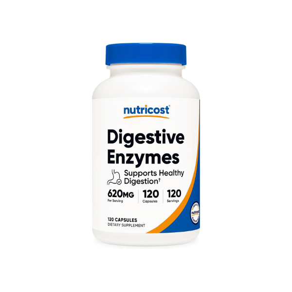 Nutricost Digestive Enzymes (620mg) 120 Capsules