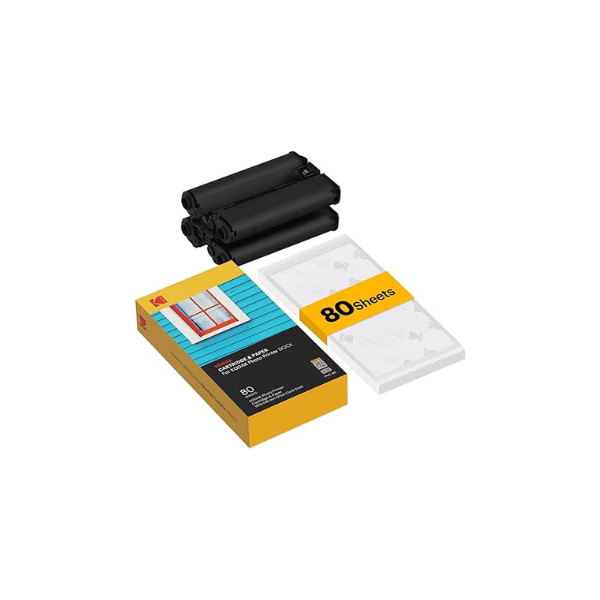 KODAK Dock 4x6” Cartridge Refill, 80 Sheets, Dock Plus & Dock Era