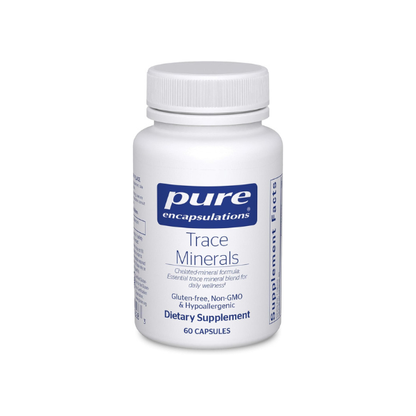 Pure Encapsulations Trace Minerals, 60 Capsules