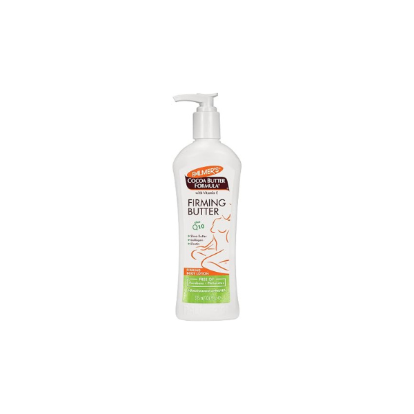 Palmer's Cocoa Butter Formula with Vitamin E + Q10 Firming Butter Body Lotion, Postpartum Essentials Skin Care, Shea Butter, Collagen and Elastin, 10.6 Fl Oz