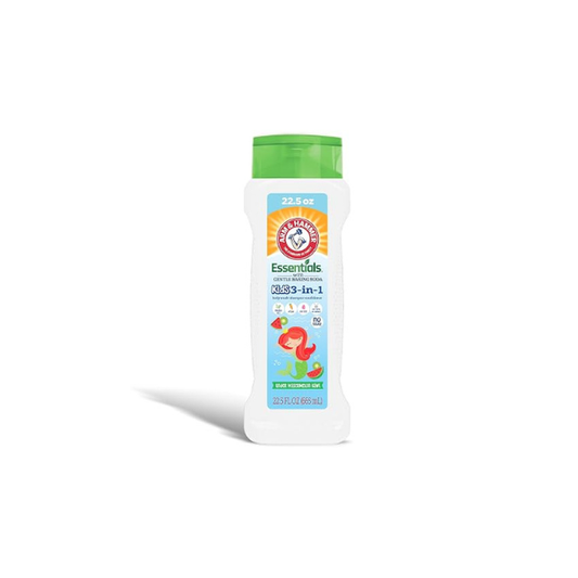 Arm & Hammer Essentials 3-in-1 Kids Watermelon Kiwi Shampoo, Conditioner and Non-Toxic Body Wash - 22.5oz