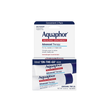 Aquaphor Advanced Therapy Healing Ointment, Value Pack, 2 X 0.35 OZ