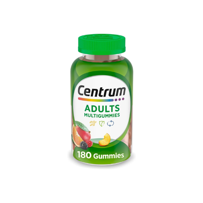 Centrum MultiGummies for Adults, Assorted Fruit Flavors, 180 Count