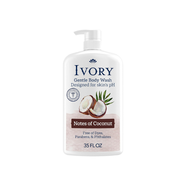Ivory Body Wash Designed for the Whole Family, Coconut Scent, 35 oz