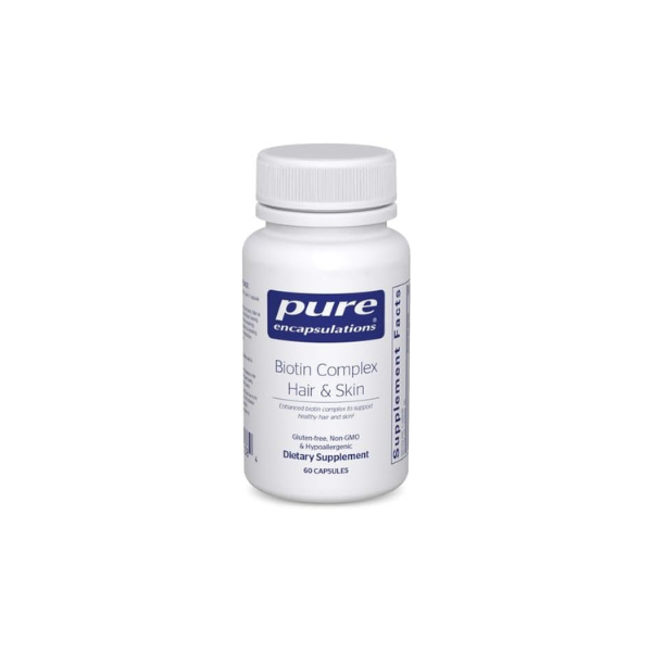 Pure Encapsulations Biotin Complex Hair & Skin, 60 Capsules