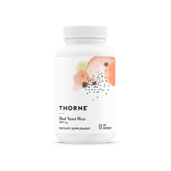 THORNE Red Yeast Rice, 900 mg per Capsule, 120 Capsules