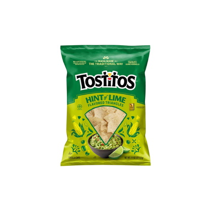Tostitos Tortilla Chips Hint of Lime, 11 oz Bag