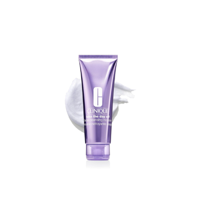 Clinique Take The Day Off Facial Cleansing Mousse With Hyaluronic Acid + Glycerin | Dissolves Makeup, Sunscreen + Pollution | For All Skin Types, 4.2 Fl Oz