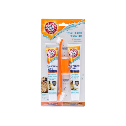 Arm & Hammer Complete Care Dog Dental Kit, 2 Flavors, 2.5 Oz Each