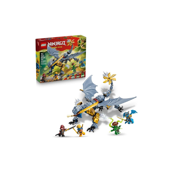 LEGO NINJAGO Ninja Dragon Riyu’s Battle Building Toy for Boys & Girls - Ninja Poseable Dragon Toy Playset for Kids, Ages 7+ - Includes 4 Minifigures for Pretend Play - Gift Idea for Birthdays - 71855