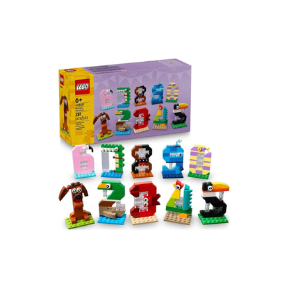 LEGO Birthday Numbers - Educational & Counting Building Toy for Boys & Girls, Ages 6+ - Birthday Decoration for Kids - Fun Gift Idea - 40807