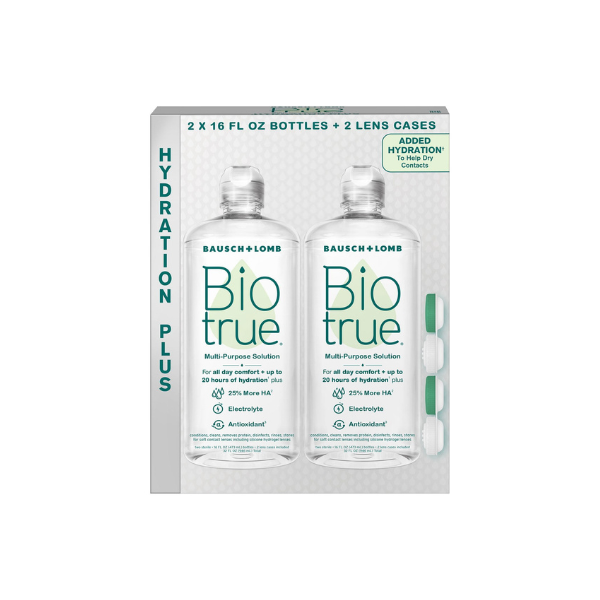 Biotrue Hydration Plus Multi-Purpose Soln, 16 fl. oz., 2 pk.